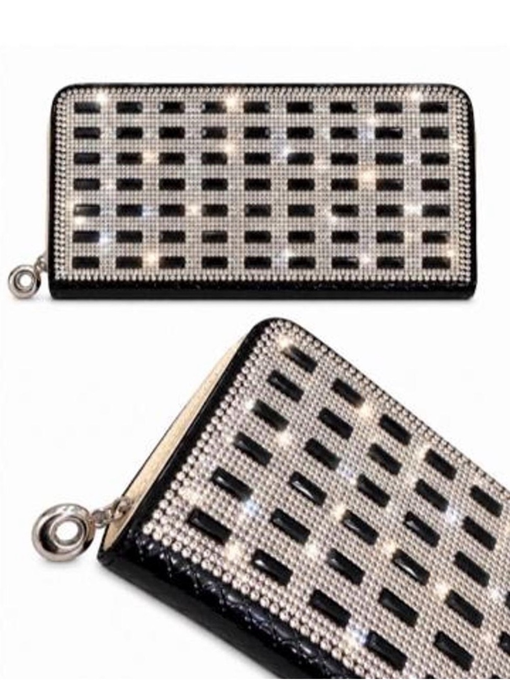 Shimmery Embellished Clutch Purse